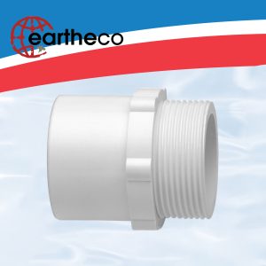 PVC Connector #16 - 40mm Thread / 50mm O/D Glue