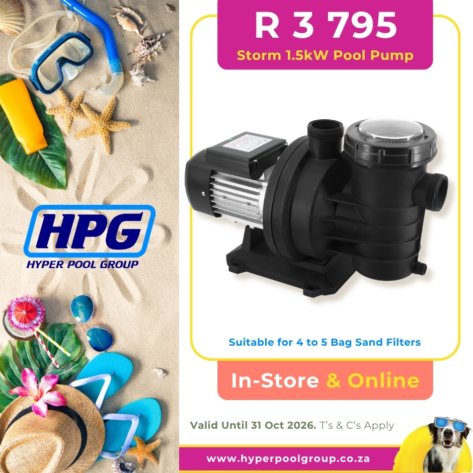 HPG Oct Deals 2026 Storm 1.5kW Pool Pump